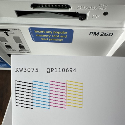 EPSON PictureMate PM260 Personal Photo Lab Dash Printer Digital Portable InkJet - Picture 3 of 13