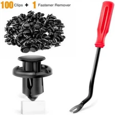 100 Pcs Hole 10mm Car Push Retainer Clips Kits For Honda Acura 91503-SZ3-003
