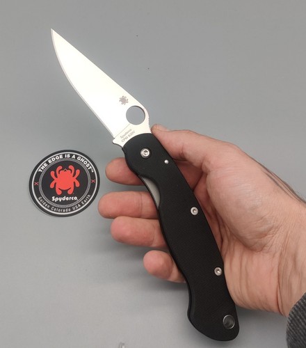 Spyderco Messer Military Plain CPM-S30V Stahl G10 Griff Linerlock Taschenmesser - Bild 6 von 8