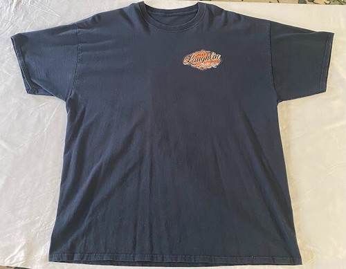 LAUGHLIN RIVER RUN SHIRT XXL 35th Anniversary MOTORCYCLE SHOW RALLY BLACK - Picture 2 of 2