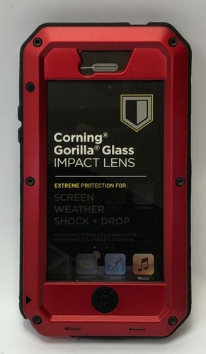 Corning Gorilla Glass Impact Lens Screen Weather Shockproof Case Red Lot of 18 - Picture 5 of 7