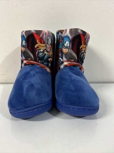 Marvel Avengers Kids Size 11 Light Up Slippers - New No Tags - High Top - Unisex - Picture 1 of 11