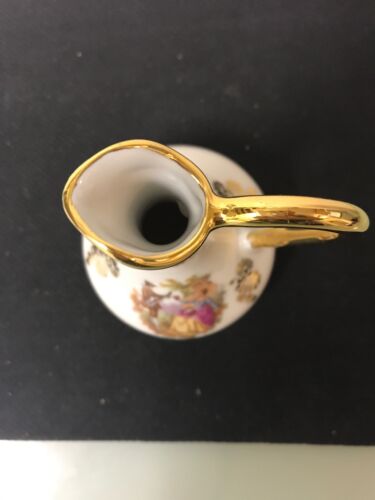 Limoges Porcelain Small Pitcher - Picture 6 of 8
