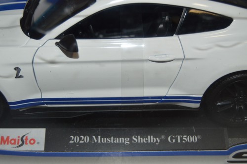 Maisto Special Edition weiß 2020 Ford Mustang Shelby GT500 Maßstab 1:18 Diecast - Bild 4 von 11
