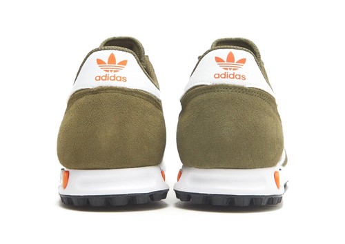 Adidas Originals LA Trainer OG retrò verdi scarpe da corsa taglia uomo - Foto 3 di 4