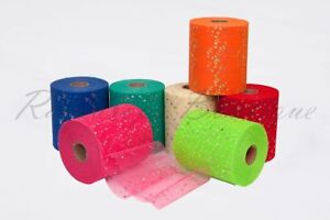 Tutu TULLE ROLLS 6" x 100 yds Sequin Star Hologram Laser Craft Fabric Tutu TULLE ROLLS 6" x 100 yds Sequin Star Hologram Laser Craft Fabric