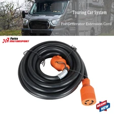 25 FT Power Cords NEMA L14-30 for 4 Prong Locking Generator Extension Cord