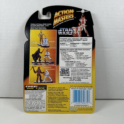 Storm Trooper and Luke Skywalker Druckguss-Metallfigur von Kenner 1994 + - Bild 5 von 7