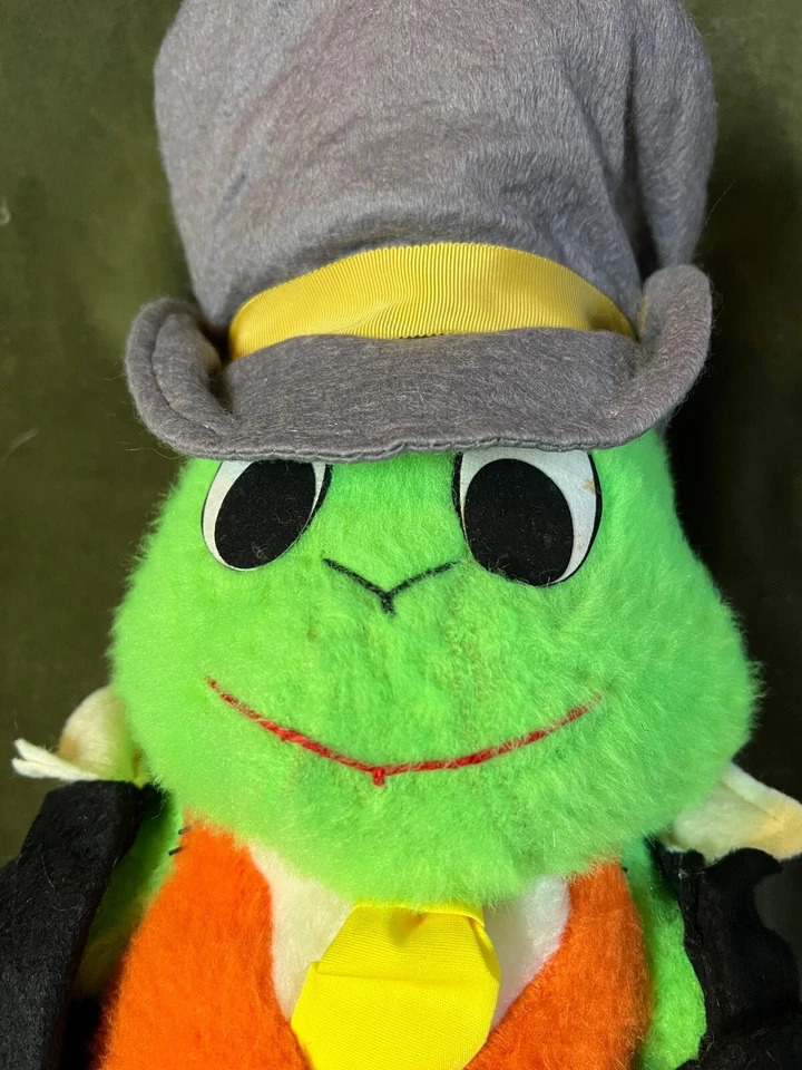 Brinquedos de pelúcia Jiminy Cricket Disney Pinóquio vintage Califórnia - 24" - Imagem 3 de 4