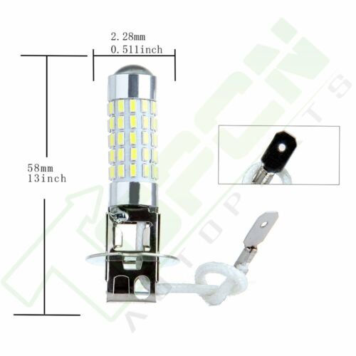 2pcs H3 40W High Power LED Pure White Fog DRL Light Driving Bulb 6000k - Picture 3 of 7