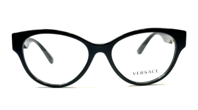 New Versace Reading Glasses MOD. 3313 GB1 54-17 145 Black