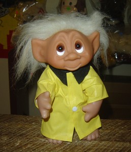 white troll doll