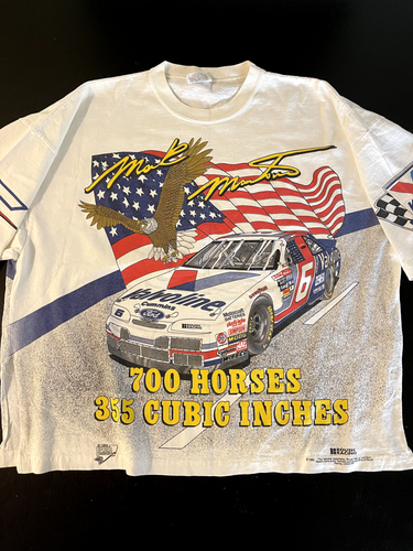 Vintage 1995 Mark Martin "American Muscle" T-Shirt, Size: XXL (See Photos) - Picture 2 of 10