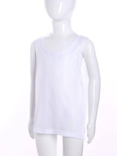 Unisex Kids Shirt Striped Vest Tees Tank Top Training Athletic Quick Dry Mesh - Picture 29 of 54