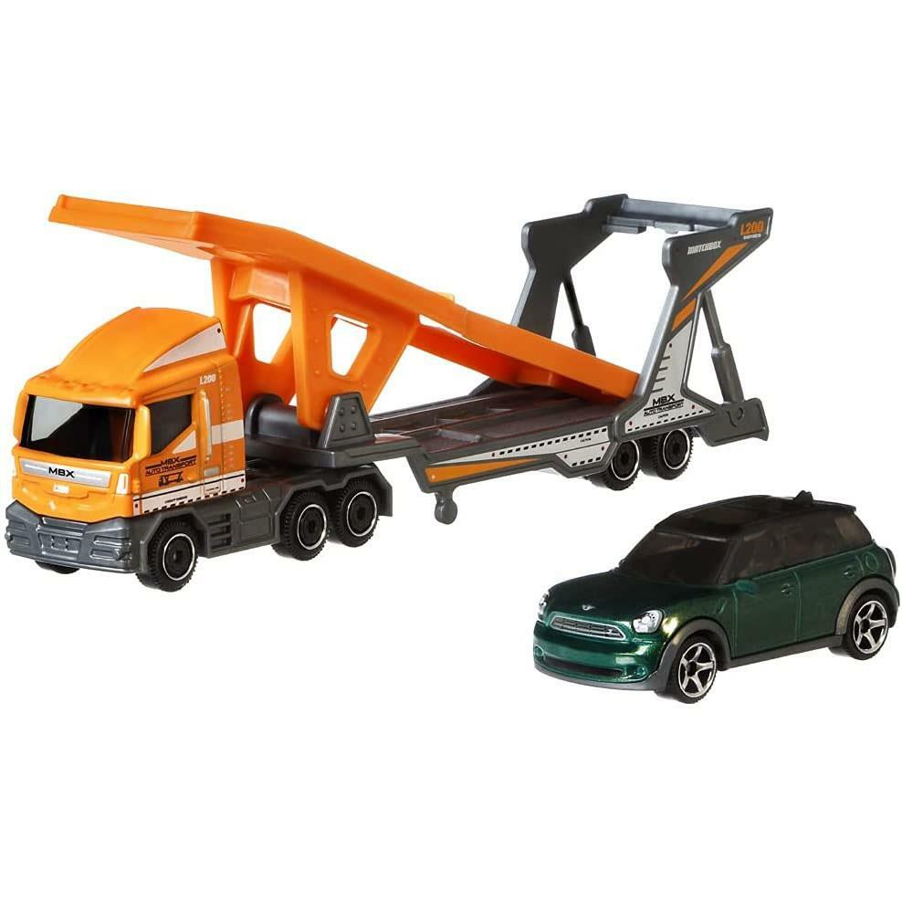 ＼半額SALE／ Matchbox Convoys MBX Cabover & Auto Transport Trailer with ミニカー