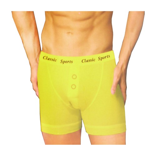 PANTALONCINI BOXER DA UOMO 3/6/12 DI MARCA PLAIN NEON CLASSICI CON BOTTONI IN COTONE - Foto 8 di 13