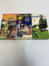 Veggietales Lot of 3 Larryboy The Cartoon Adventures VHS Big Idea