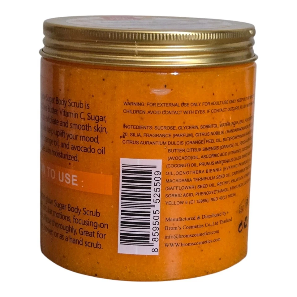Golden GLOW Vitamin C Sugar Scrub With Essential Oils. - Image 2 of 4