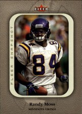 2003 Fleer Snapshot Football Card Pick