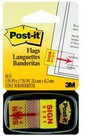 3m Post-it Index Flags 25mm Sign Here 50 Tabs Red 680-9 AC