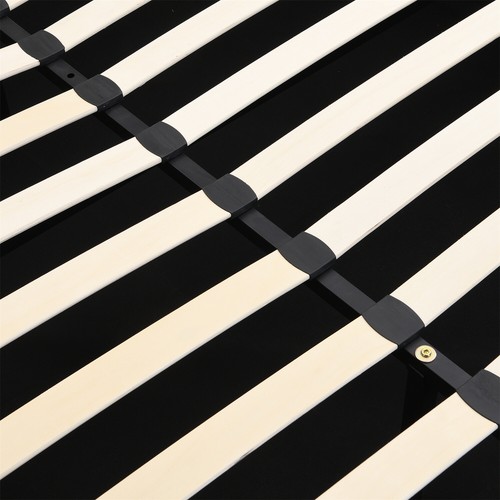 Polsterbett 180 x 200 cm Doppelbett Bett Gestell mit Bettkasten Lattenrost Grau - Bild 9 von 12