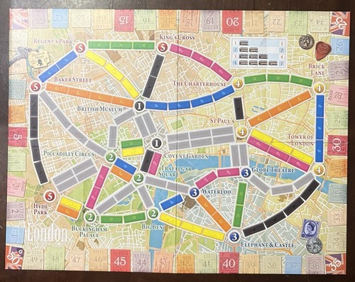 Ticket to Ride: London - Board Game By Days Of Wonder -Complete & Excellent Cond - Picture 3 of 5