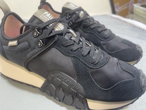 Tenis Palladium Troop Runner negros para hombre 10,5 para mujer 12 nuevos en caja - Imagen 5 de 13