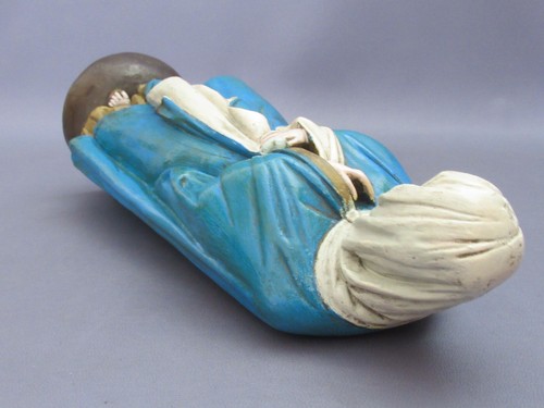 Statua Madonna Lignea artigianato italiano scultura legno arte sacra primi ‘900 - Imagen 15 de 16