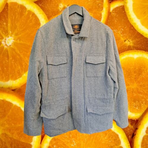 Ben Sherman 4 Pocket Wool Blend 4 Pocket Coat Size Large - Picture 2 of 13