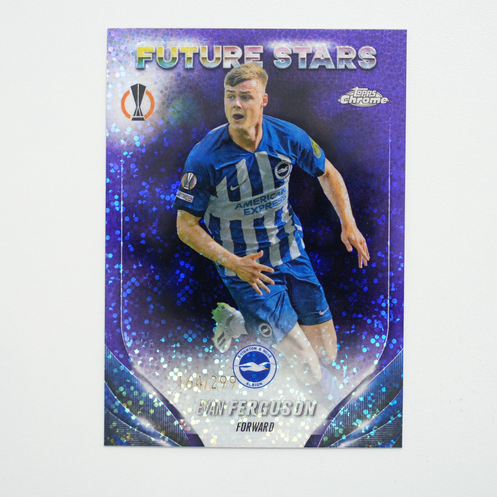 2023-24 Topps Chrome UEFA Future Stars /299 Evan Ferguson