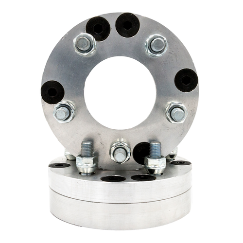 4x137 to 5x100 US Two-piece Wheel Adapters 12x1.5 studs 110 Bore 1.75" Thick x 2 - Picture 1 of 5