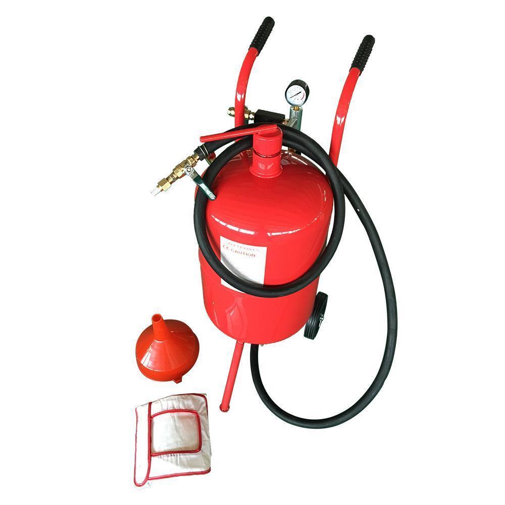 Portable Sandblaster Abrasive Sand Blaster Media Air Tank 10 Gallon  Steel