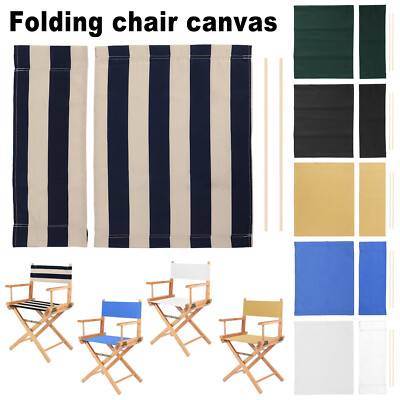 Casual Directors Chair Cover Kit Replacement Canvas Seat and Back Canvas 