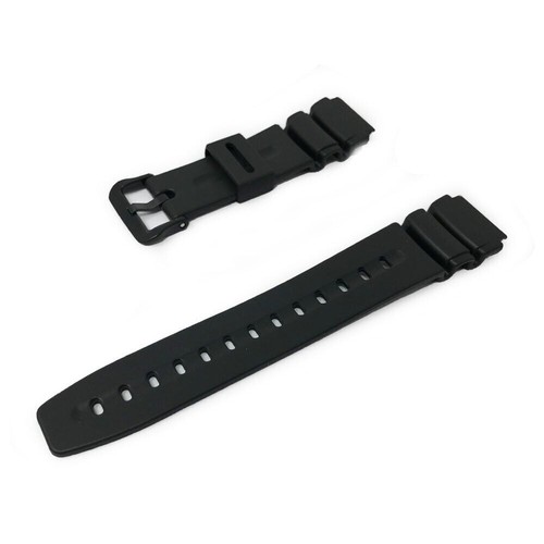 Genuine Casio Watch Strap Black 71604350 for AD-300 AW-61 DW-290 MD-309 MD-310