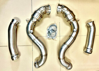 Downpipe Mercedes C63 AMG V8 W205 C205 Edelstahl Benz 70mm S 200 Zellen Rennkat