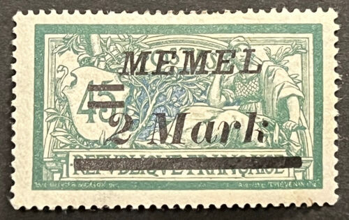 Timbres de voyage : timbres Allemagne Memel Scott #72 - 1922, 2m sur 45c comme neuf MOGH - Photo 2 sur 5