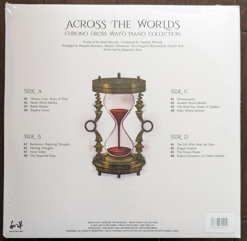 ACROSS THE WORLDS CHRONO CROSS WAYO PIANO COLLECTION VINYL NEW WITH ART PRINT - Imagen 2 de 3