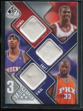 2009-10 SP GAME USED SHAQUILLE / SWIFT / THOMAS 3 STAR SWATCHES 3S-SOT /299