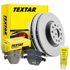TEXTAR Bremsensatz VW Corrado 256mm VA belüftet + CERATEC