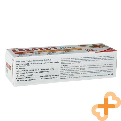 Lacalut Kinder Zahnpasta für Kinder Aged 2-6 Jahre Minze Geschmack 55ml Vitamine - Bild 9 von 24