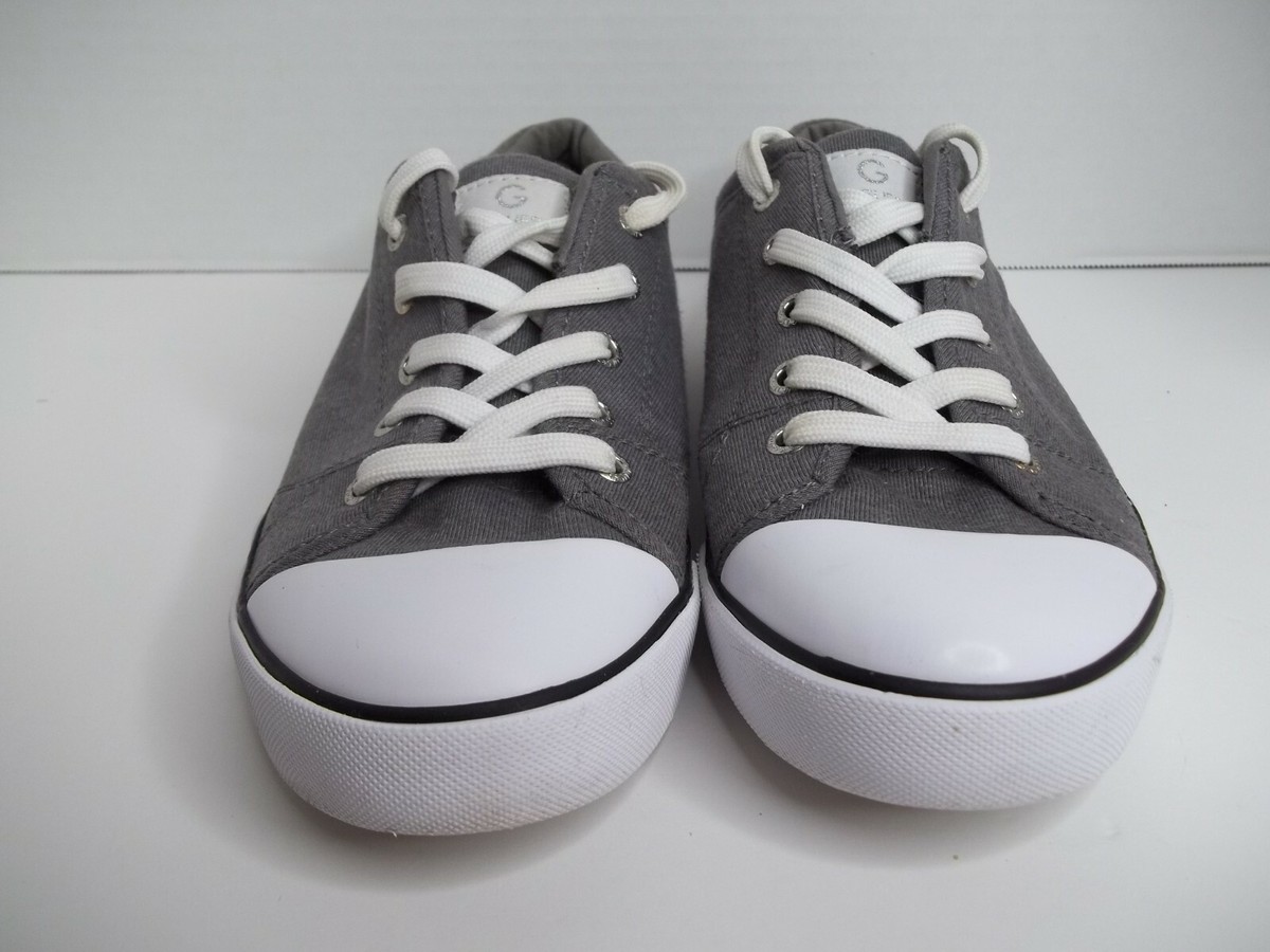 Guess Gray Canvas Shoes Guess Carey Logo Original - Script Sneakers Woman 507 Gray  main image 4