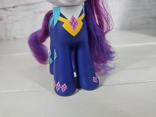 My Little Pony Power Ponies Radiance Rarity 6" Inch Figure 2010 Hasbro Purple - Picture 10 of 11