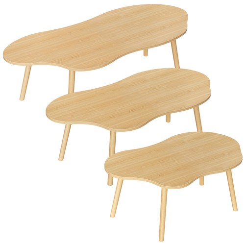 Small Coffee Table, Mid Century Modern Tea Table, Living Room Center Display I - Picture 23 of 26