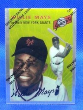 1997 Topps Finest - Willie Mays Reprints #5 (1954 Topps)