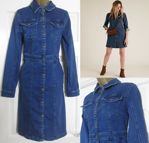 m&s holly denim dress