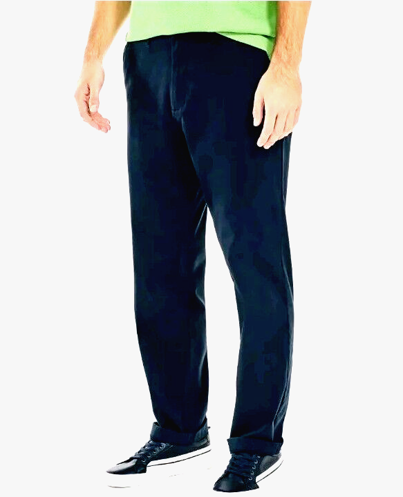 Nautica ~Men's 40×30~ Navy Crop Relax Fit Cotton Clipper Pants