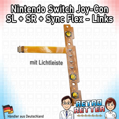 Switch Joy-Con Links SL / SR Tasten Flex-Kabel Nintendo Controller Button Sync - Bild 1 von 2