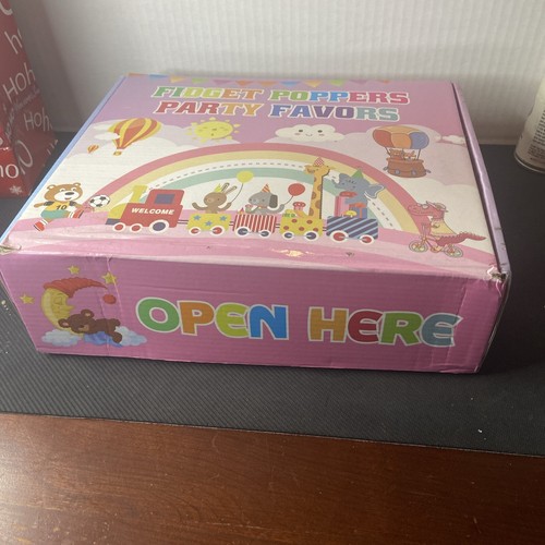 Box of Fidget Poppers Party Favor Prize Toys 100 Plus stocking stuffers NEW - Picture 2 of 4
