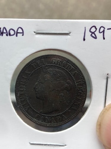 Canada 1897 Large Cent Coin - Picture 1 of 2