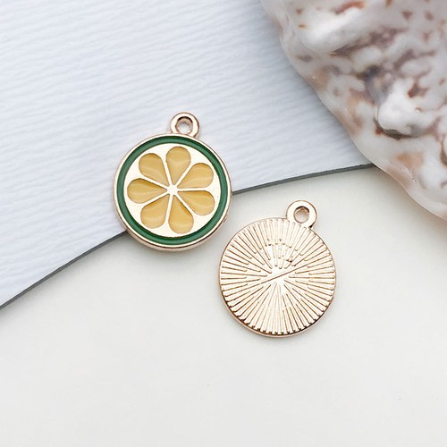10pcs green Enamel Charms Pendant For DIY Jewelry Making Handmade 30 Options - Picture 35 of 40